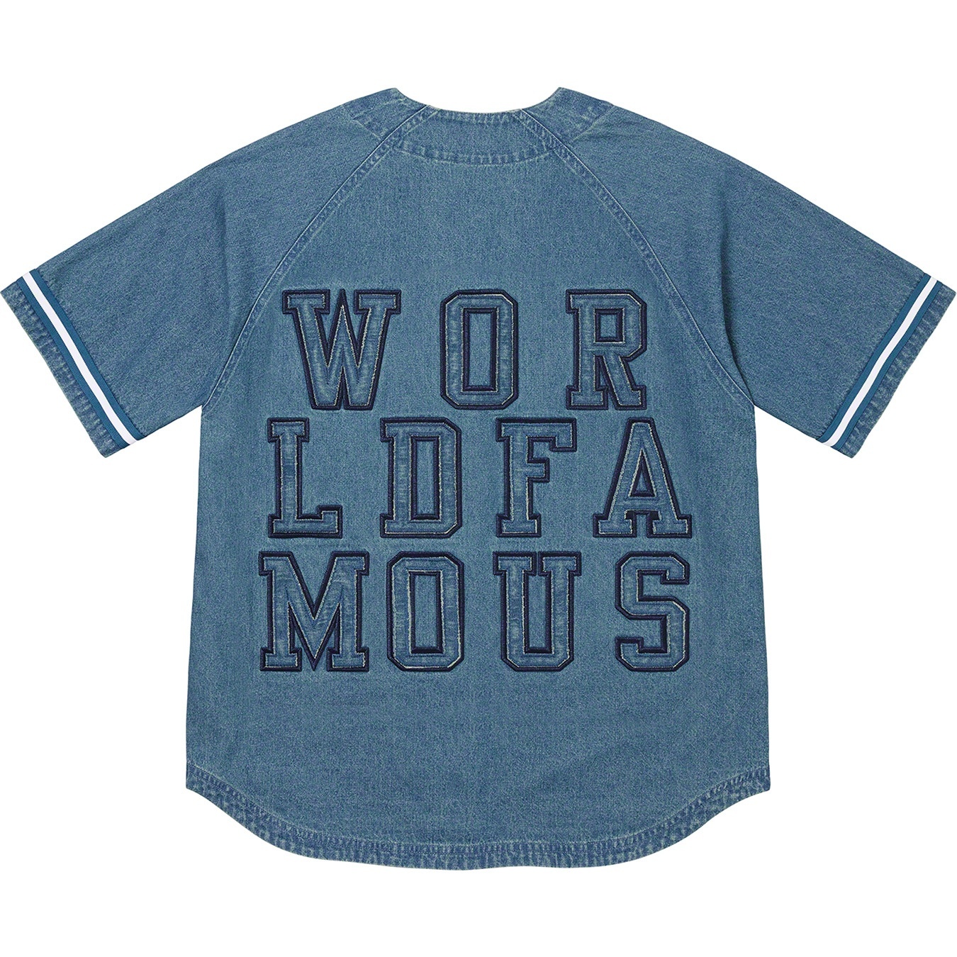 Denim Baseball Jersey view 3